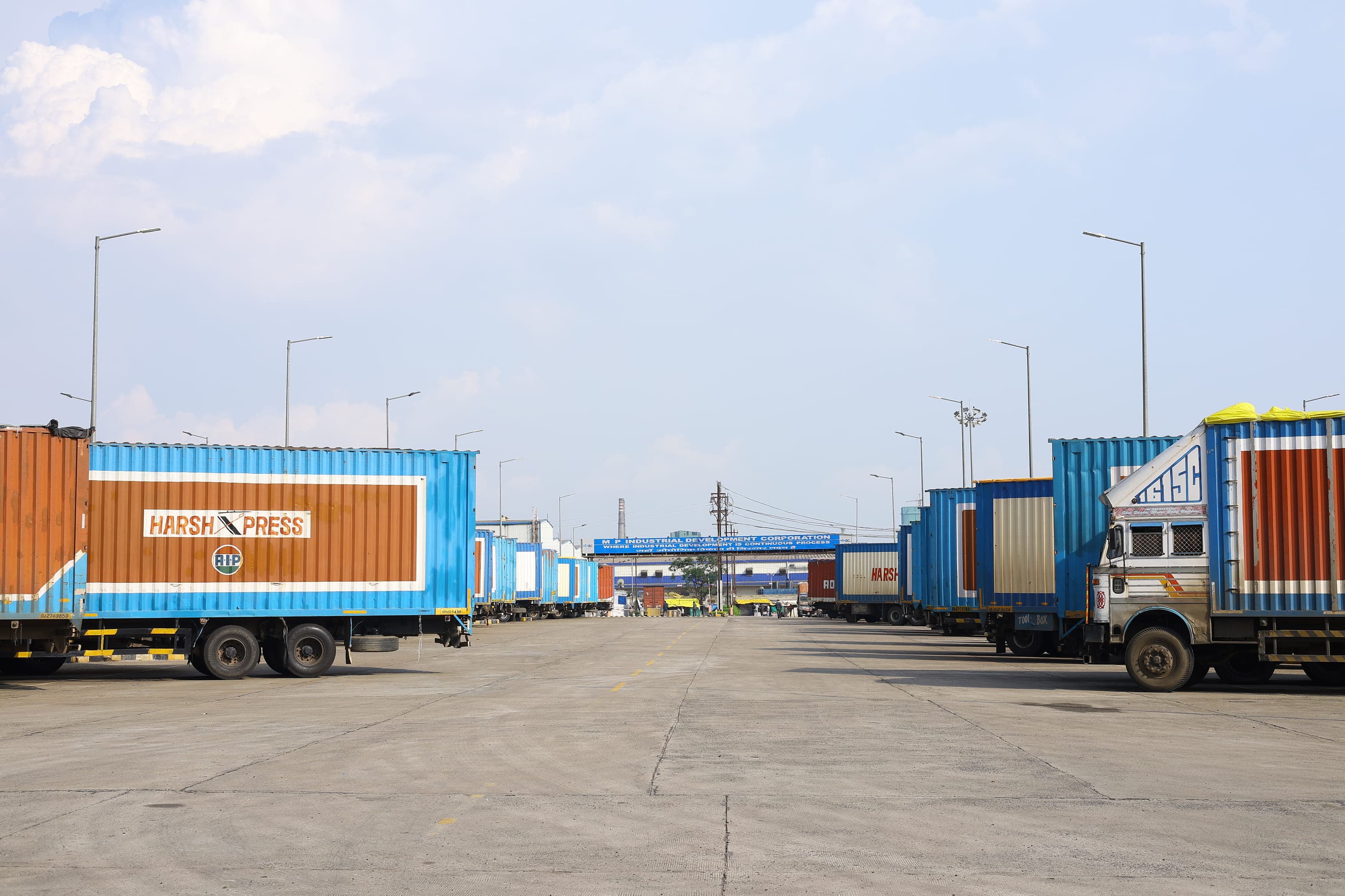 Fleet parked and prepped for night departures